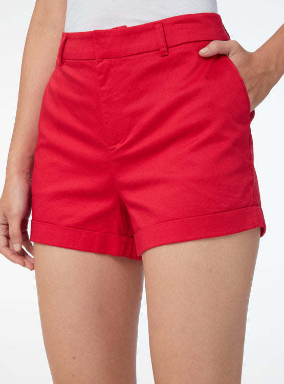 SHORT CORTO rojo mujer